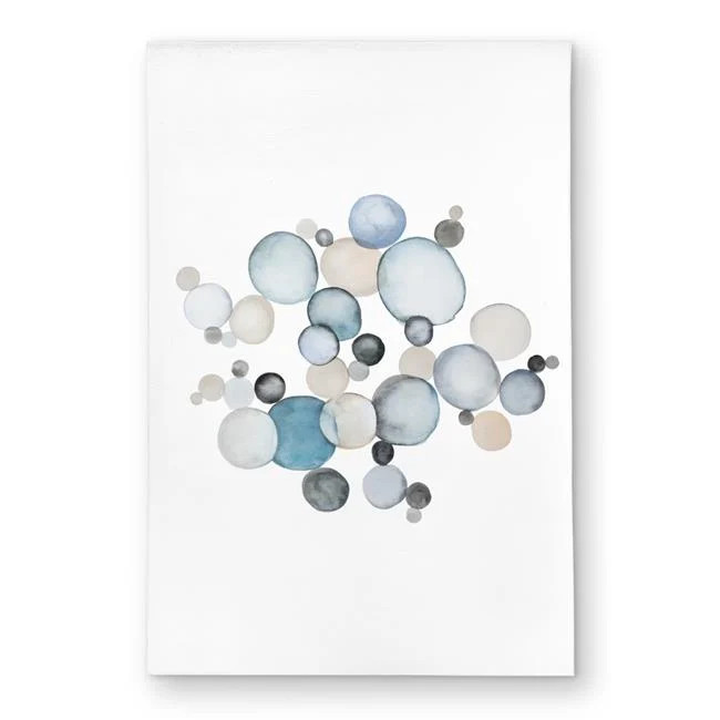 2x3 ft. Round Pebbles Abstract Minimalist Outdoor Area Rug - Home Decor - Rec... gallery
