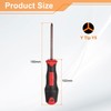 Y5 Y Screwdriver For Magnetic Tip 7.09" Alloy Steel S2, Red Brown gallery
