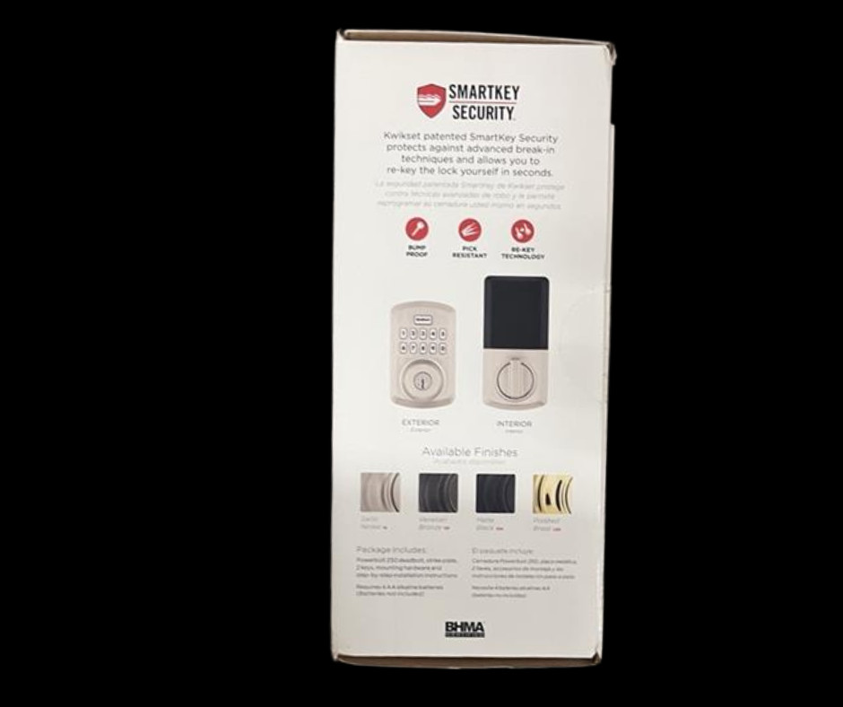 Kwikset Powerbolt 250 10-Button Keypad Satin Nickel Transitional Electronic gallery