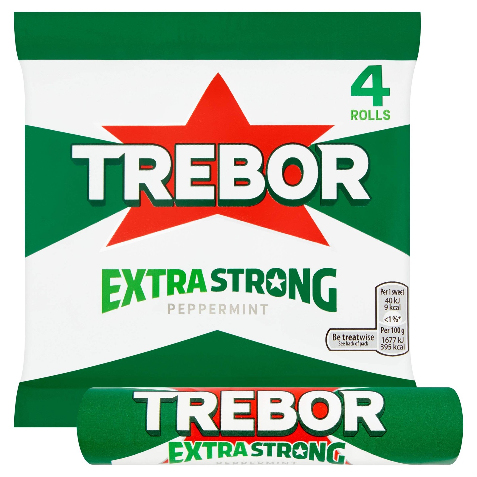 Trebor Extra Strong Roll 4 Count (Pack of 1) gallery