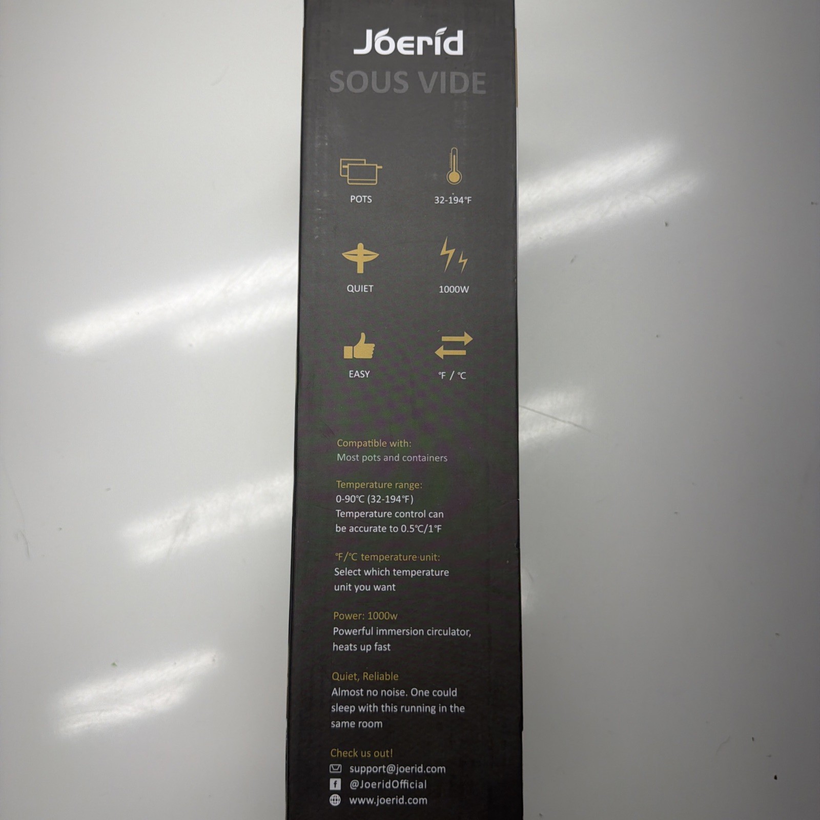 Joerid Sous Vide Cooker - Model SV288 - 1000W - New In Box gallery