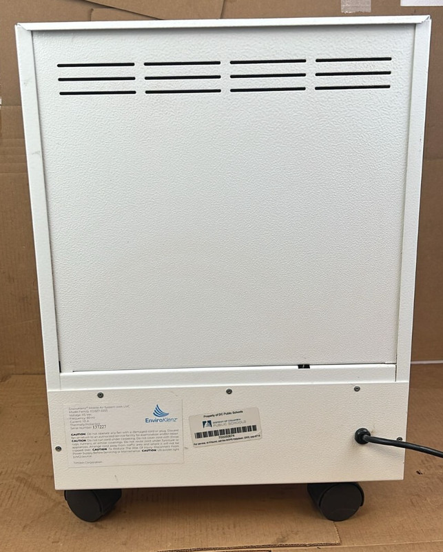 Enviroklenz Mobile Air System Plus with UVC HEPA Filter, 115V, 60HZ, P/N 137227 gallery