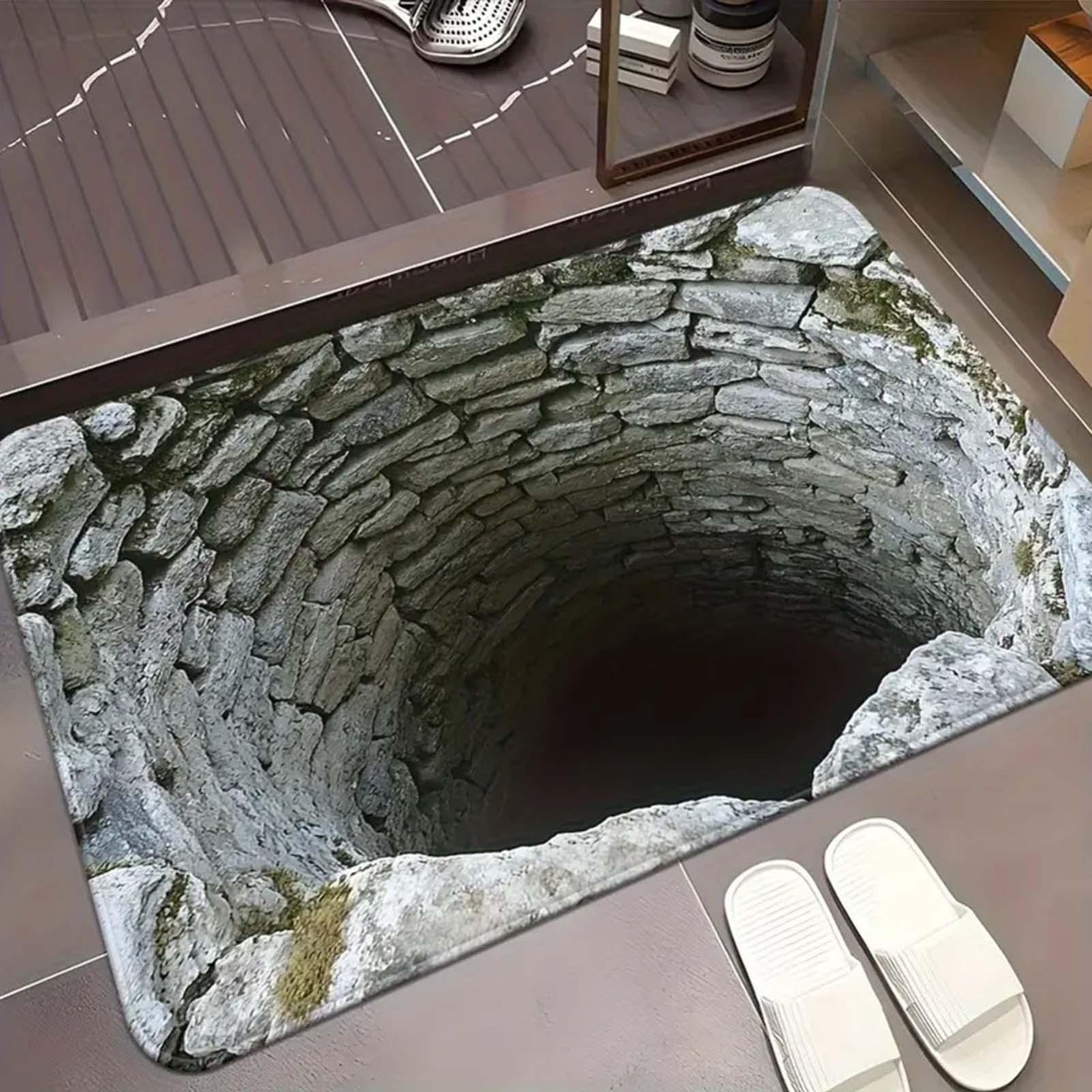 Muti-Design 3D Rugs Optical Illusion, Get Scared, Rug That Looks Like a Hole gallery