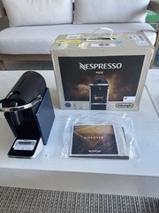 Nespresso Pixie Espresso Machine by De’Longhi, Navy Blue – Missing Water Tank