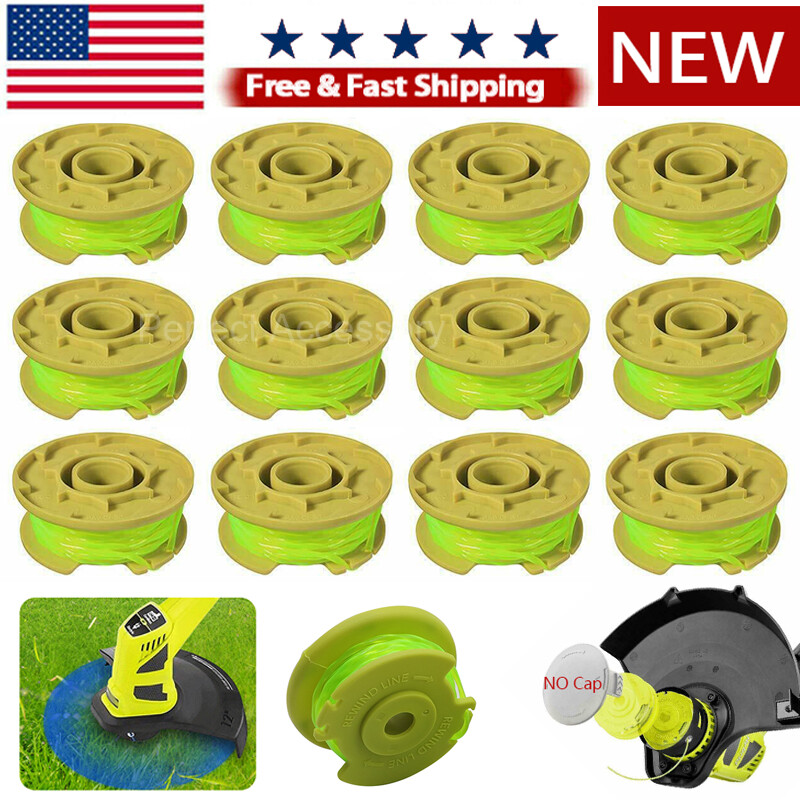 3-12PCS Premium Twisted Trimmer Line Spool For Ryobi AC80RL3 .080" 18V 24V 40V gallery