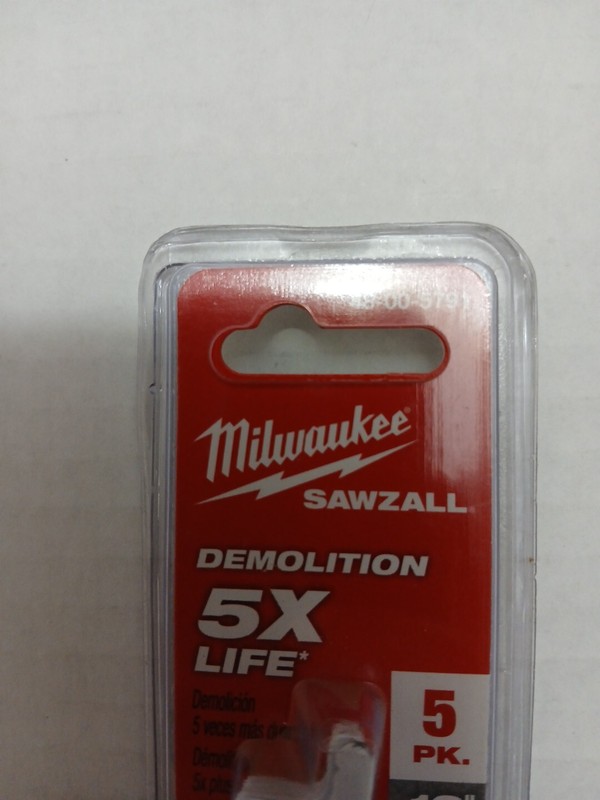 Milwaukee Type Double Duty Straight Back Length 12 in 24TPI METAL gallery
