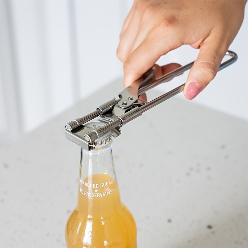 3X Adjustable Multifunctional Stainless Steel Can Opener Jar Lid Gripper Kitchen gallery