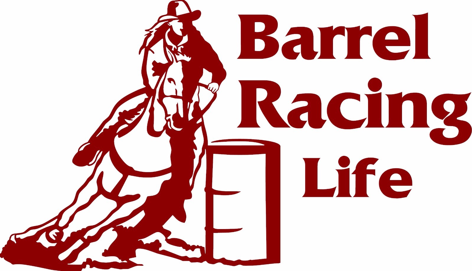 Barrel Racing Life Window Wall Decal Truck Horse Trailer Bedroom Barn Tack Room gallery