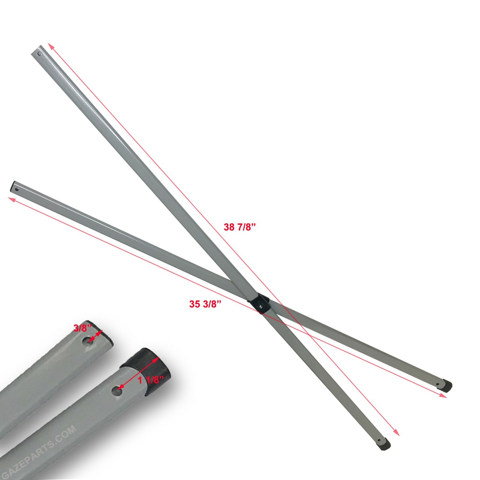 Ozark Trail 10x20 Straight Leg Canopy Inner Side Truss Bar Replacement Parts gallery