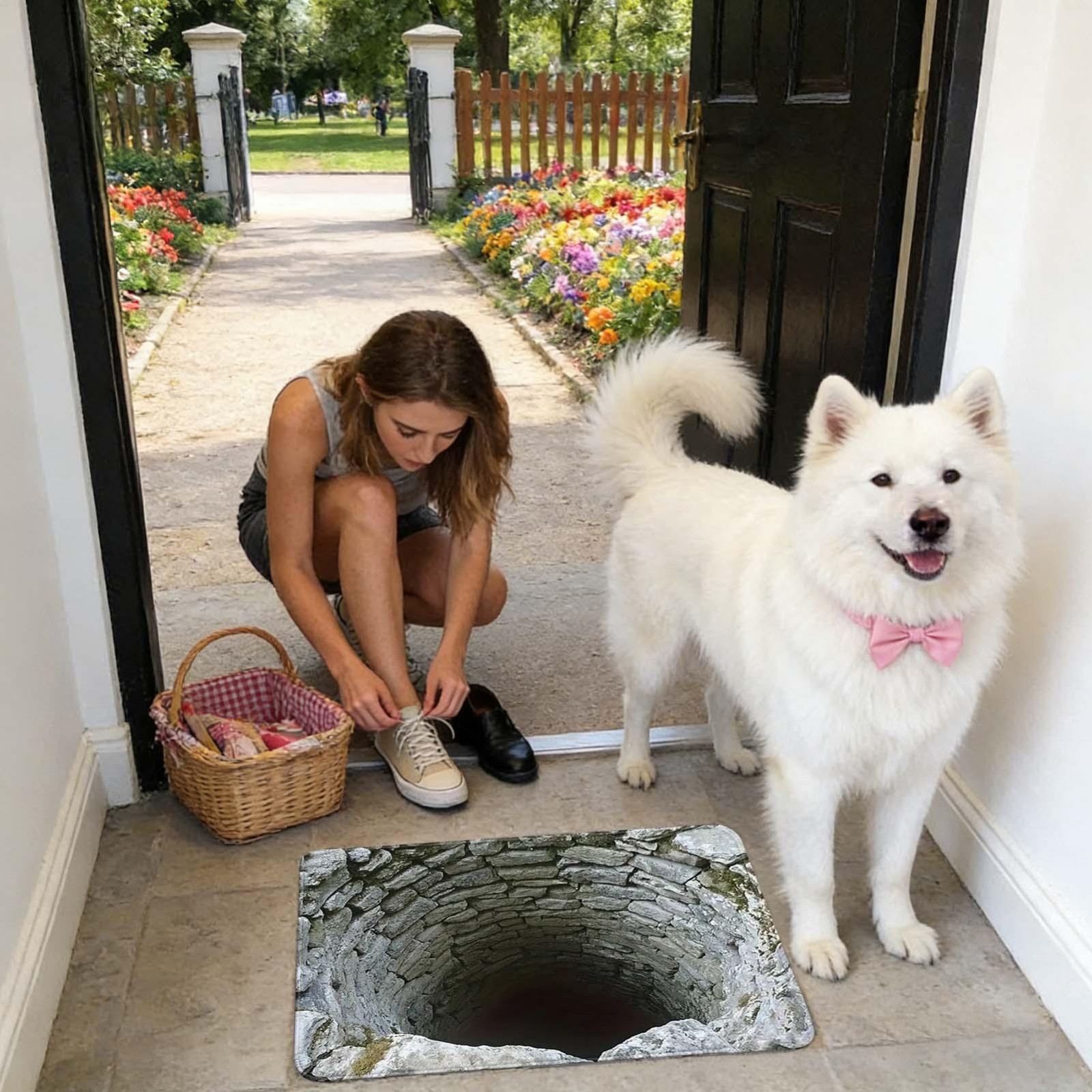 Muti-Design 3D Rugs Optical Illusion, Get Scared, Rug That Looks Like a Hole gallery
