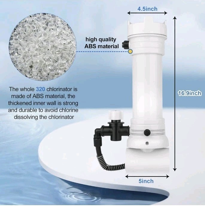 Vicua 320 Pool Chlorinator Automatic Chlorine/Bromine Inline Feeder... gallery