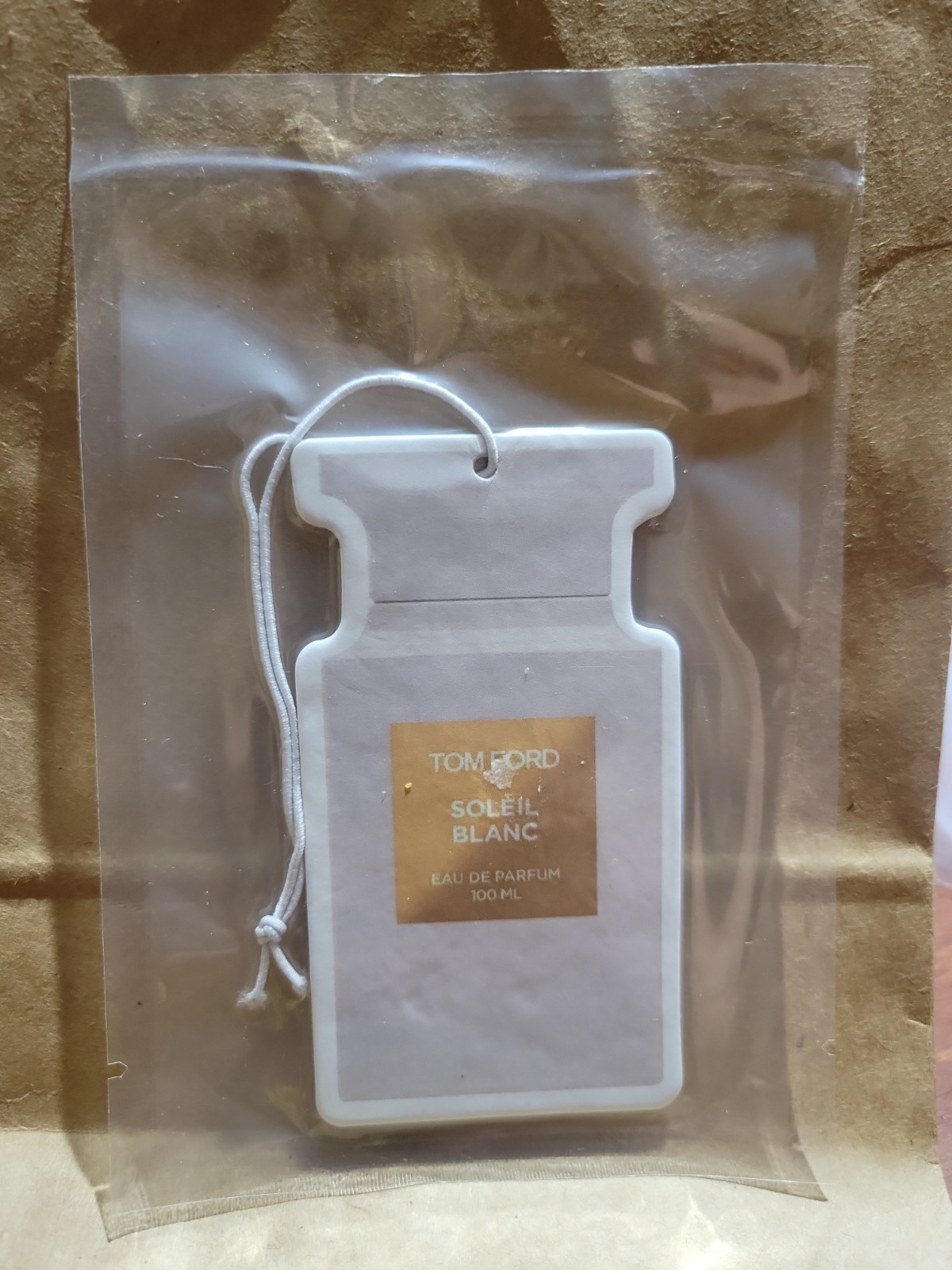 NEW (SEALED) Perfume Car Scent/Air Freshener * TOM FORD * SOLEIL BLANC gallery