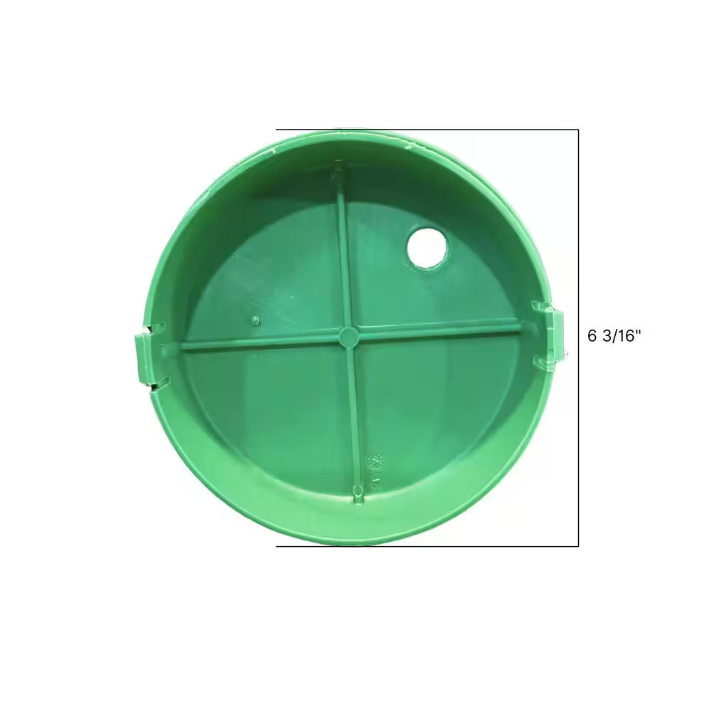 7 in. Round Irrigation Ground Valve Box Lid gallery
