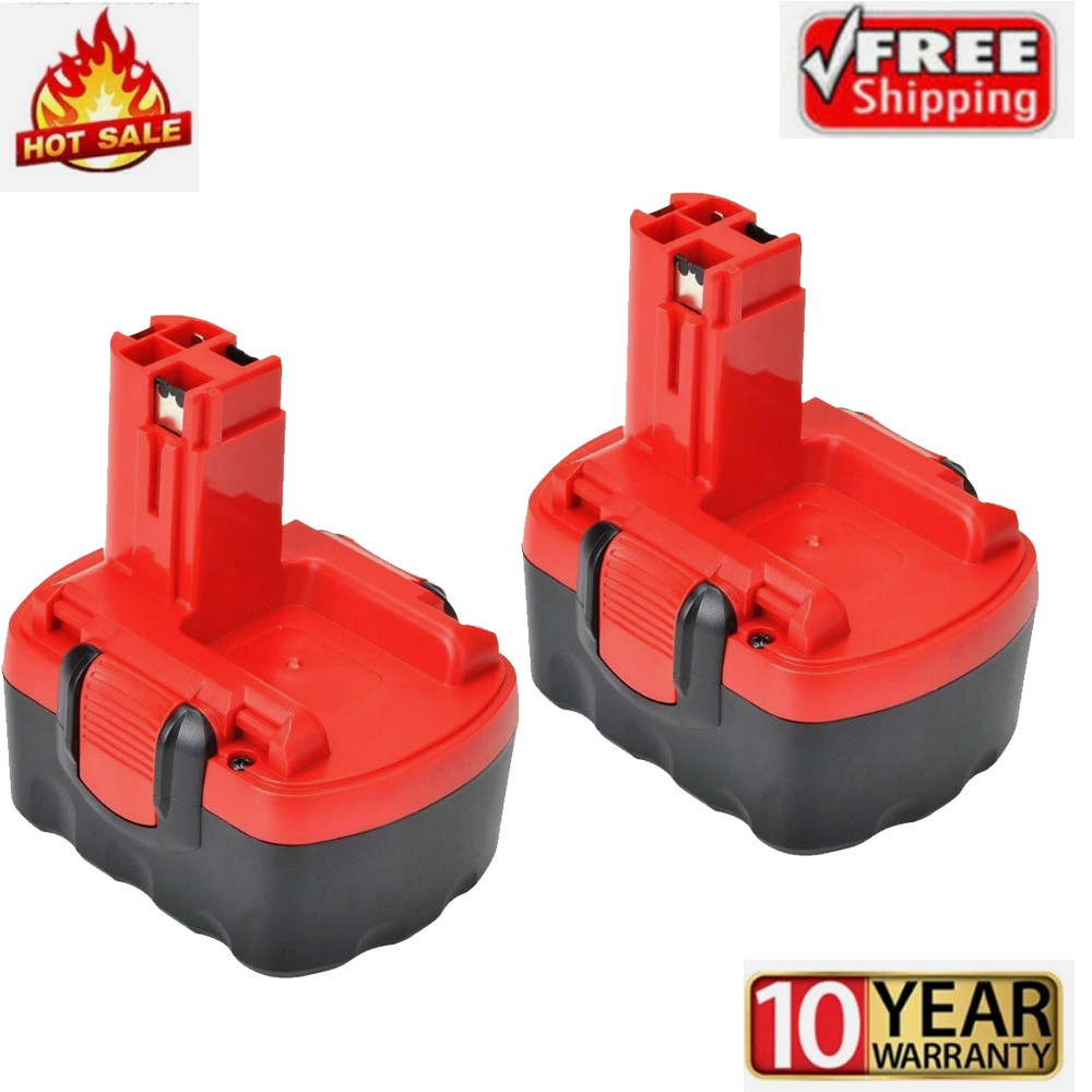 2PACK For Bosch 4600mAh Ni-MH Battery BAT140 14.4V BAT038 BAT040 BAT041 33614 us gallery