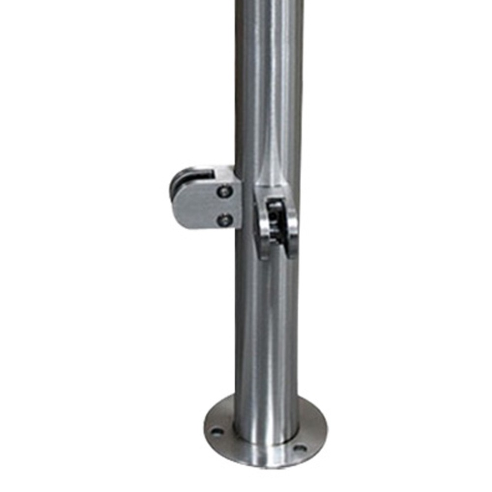 110cm Stainless Steel Railing Corner Post for Balcony Staircase Guardrails gallery