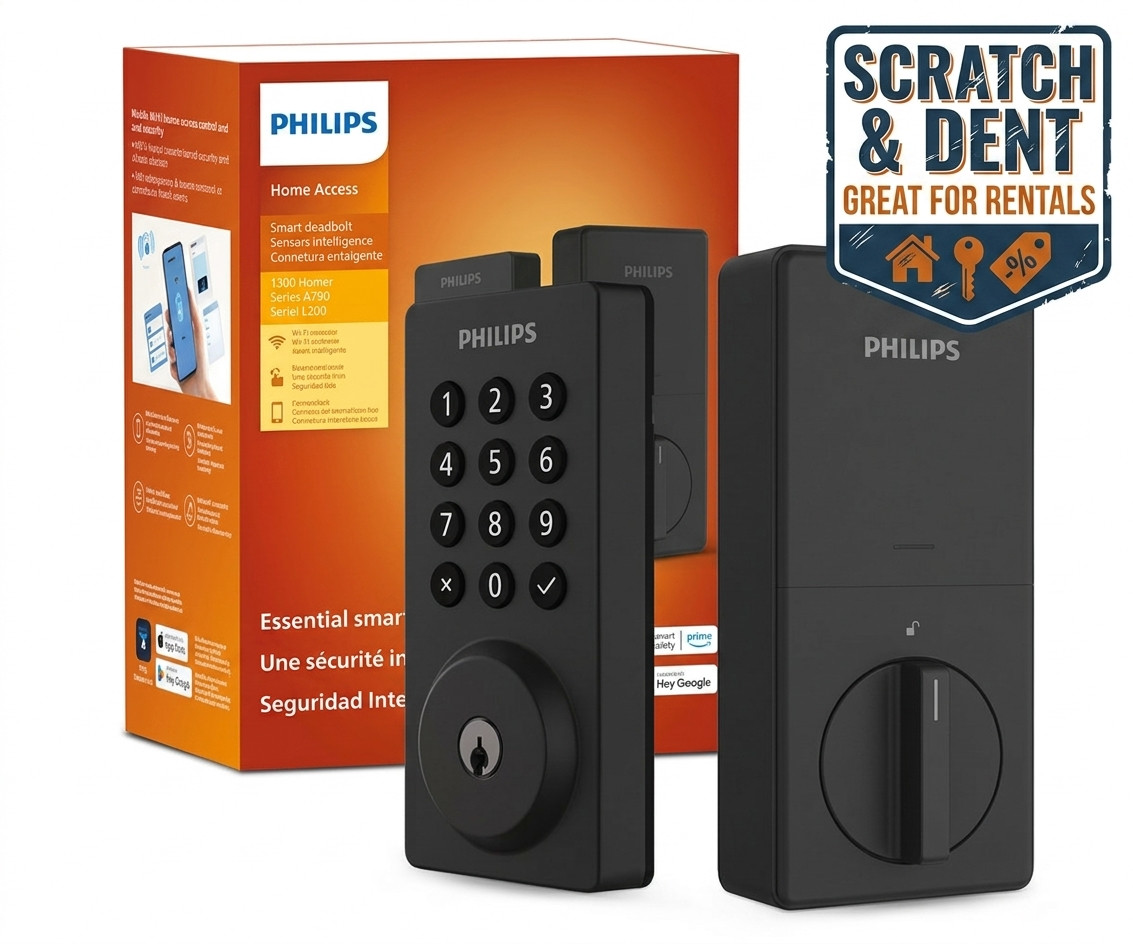 *GREAT DEAL* Phillips Home Access 4200 Smart Deadbolt Smart Lock (Scratch/Dent) gallery