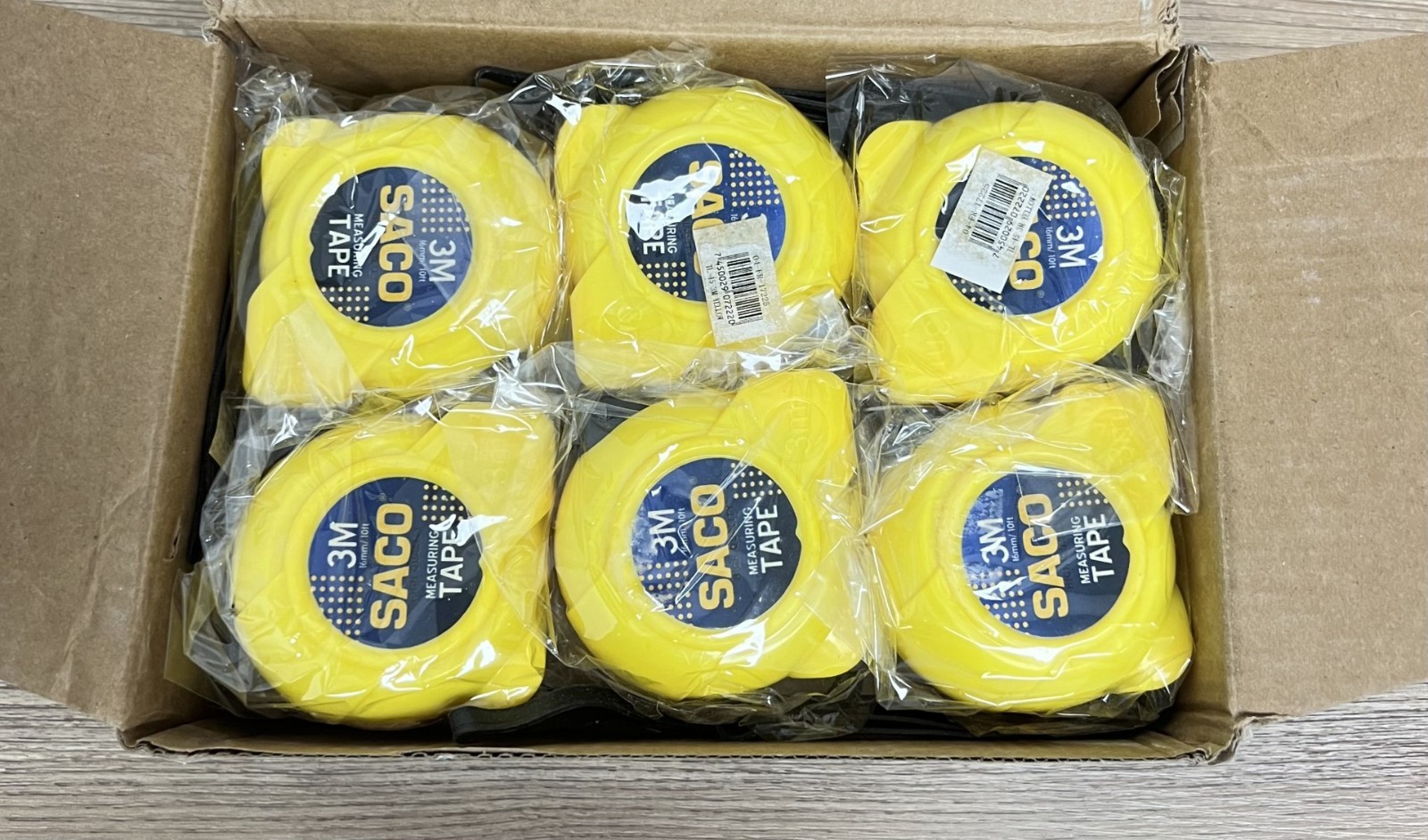 SACO - 12 PACK - 3M/10ft Measuring Tape - Yellow gallery