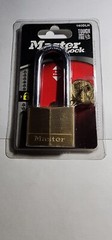 Master Lock 1-9/16 in (40mm) Wide Solid Brass Body Padlock 2in (51mm) 140DLH B2