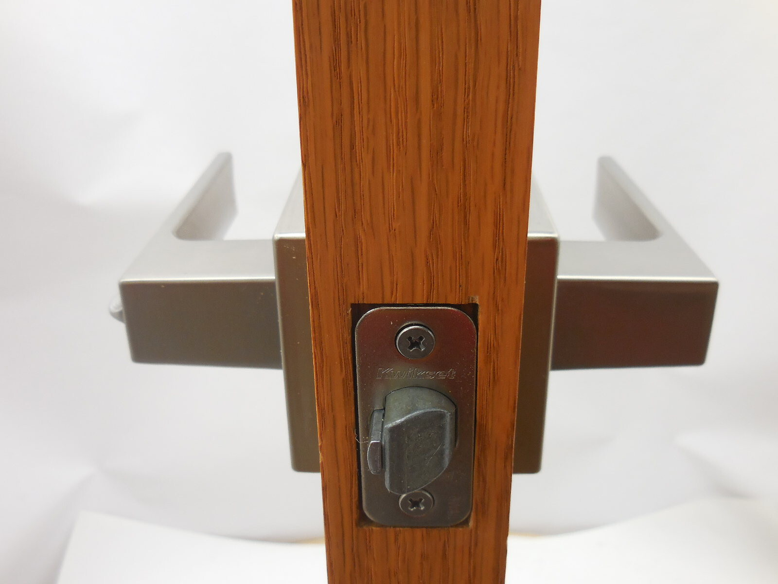 Kwikset Singapore Keyed Entry Lever Satin Nickel 740SAL15SQT #84m gallery