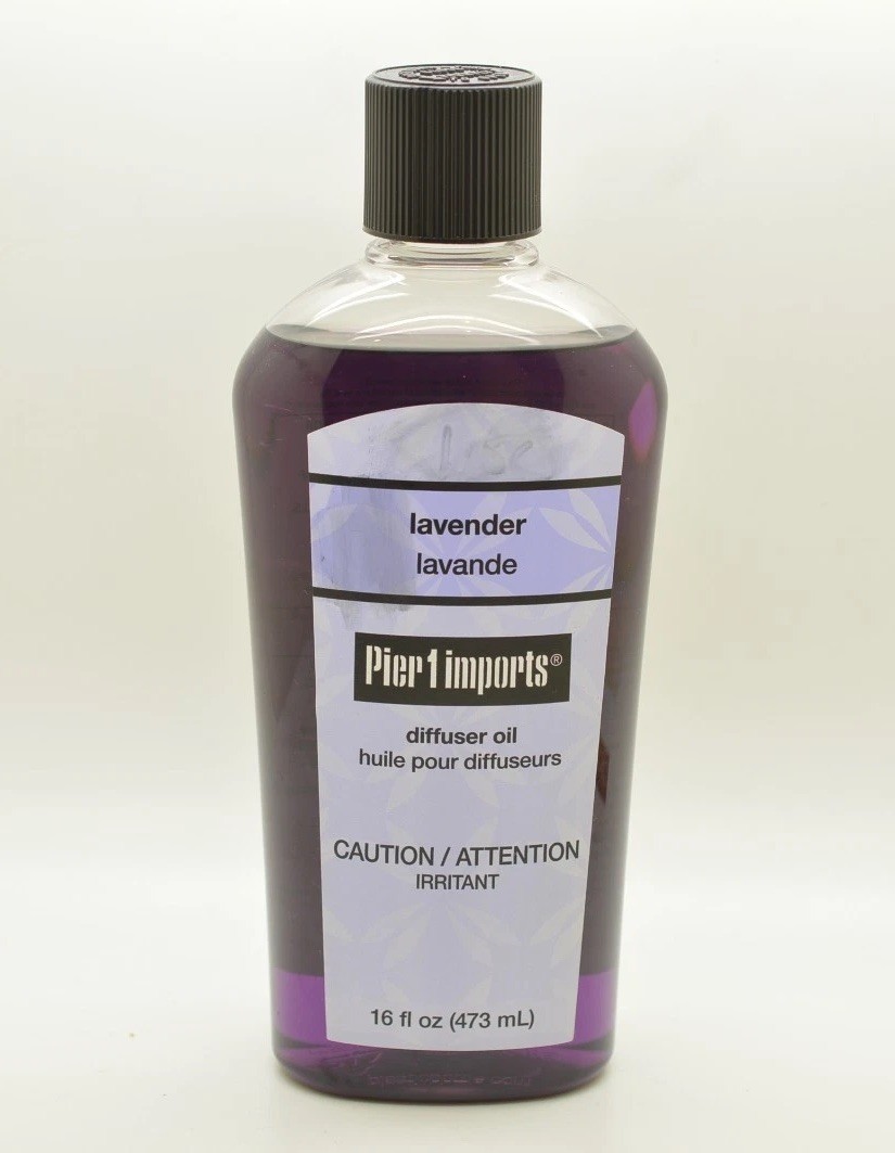 Pier 1 Imports Lavender Reed Diffuser Oil 16 fl oz New Old Stock Discontinued gallery