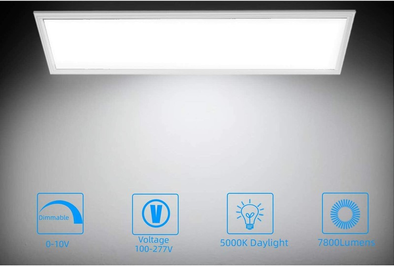 Ultra-thin LED Ceiling Mount Panel Light 2x4ft Light Flat Panel for Home/Kitchen gallery