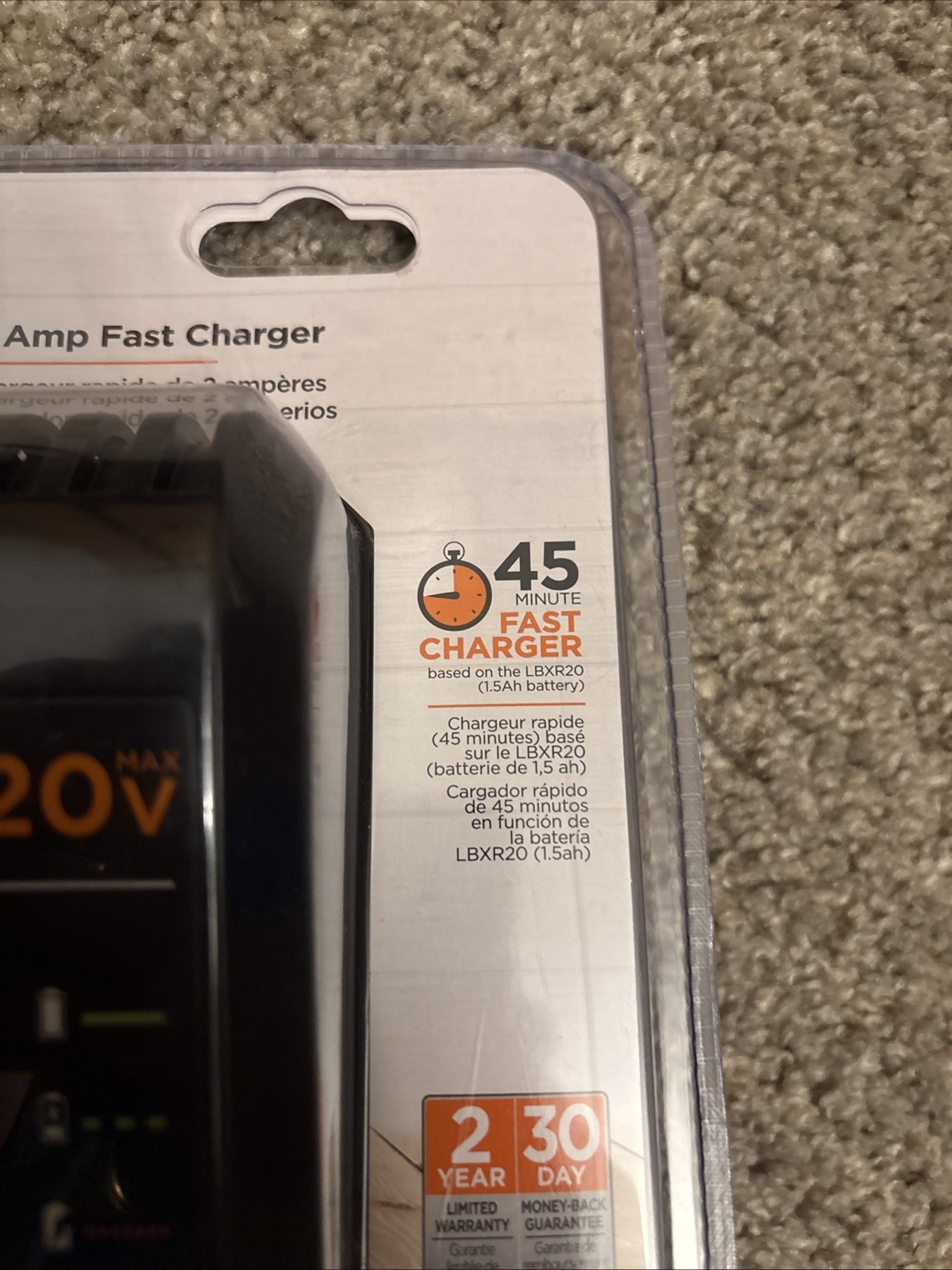 BLACK+DECKER 20-Volt or 12-Volt Lithium-Ion Battery Charger New gallery