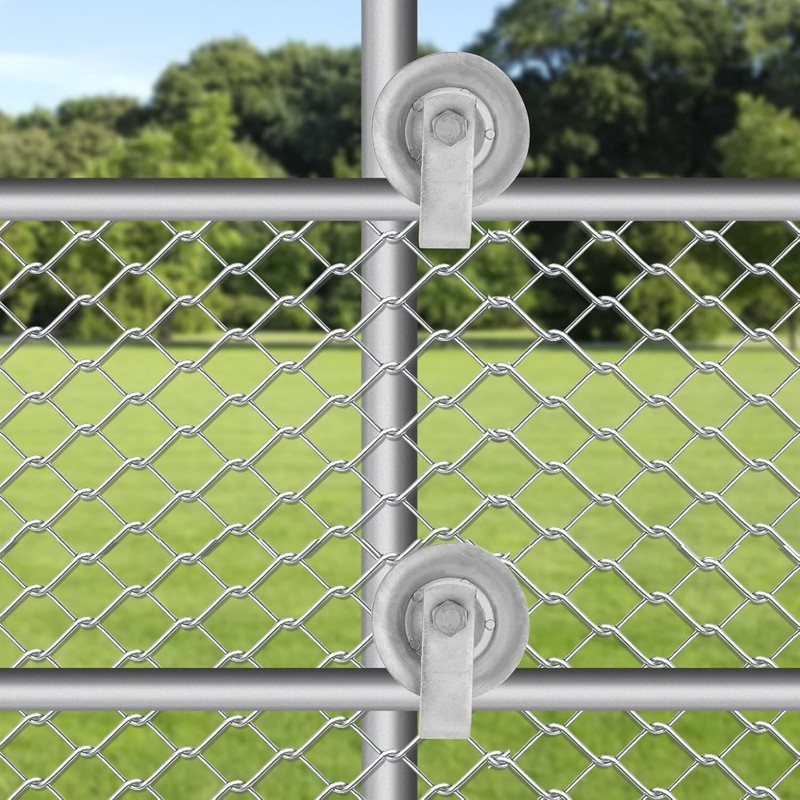 Sliding Gate Rollers 5" Steel Pipe Track Roller Galvanized for 1 5/8" Pipe Track gallery