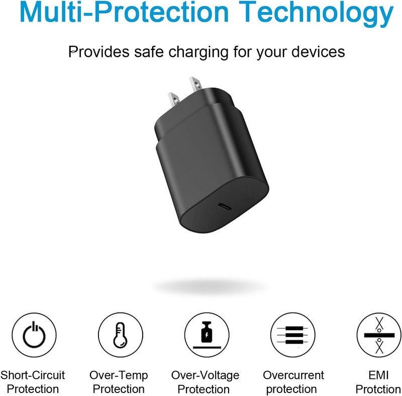 Type C Charger Fast Charging for iPhone 17 16 15,USB C Samsung Chargers Block 25 gallery