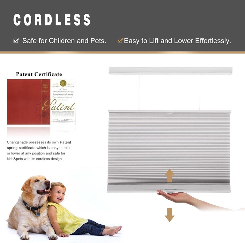 CUSTOM Light Filtering Cellular Blinds Top-Down Bottom Up Honeycomb Shades gallery