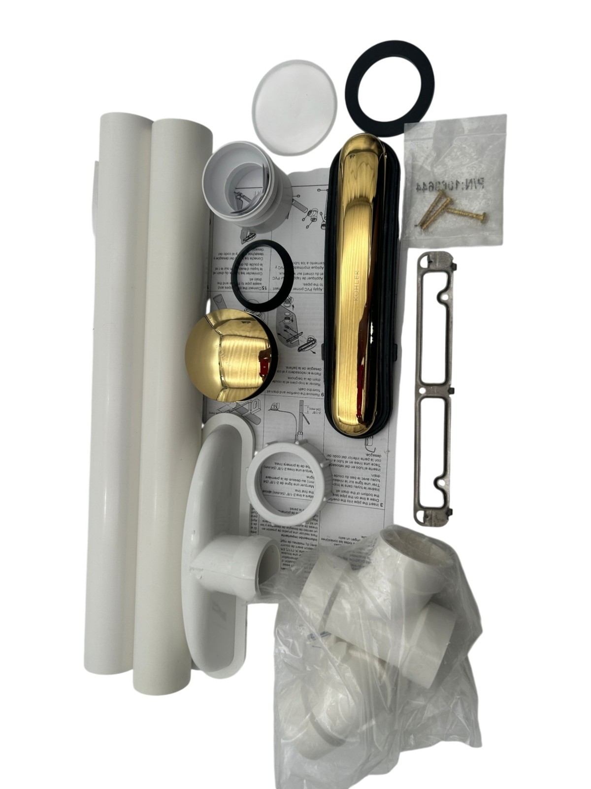 Kohler - K-7272-BN - Clearflo Overflow Bath Drain - 18 in - Brushed Nickel gallery