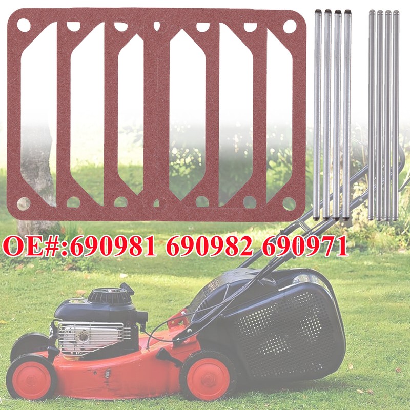 2PCS For Briggs & Stratton Push Rod Set &Valve Cover Gasket 690981 690982 690971 gallery
