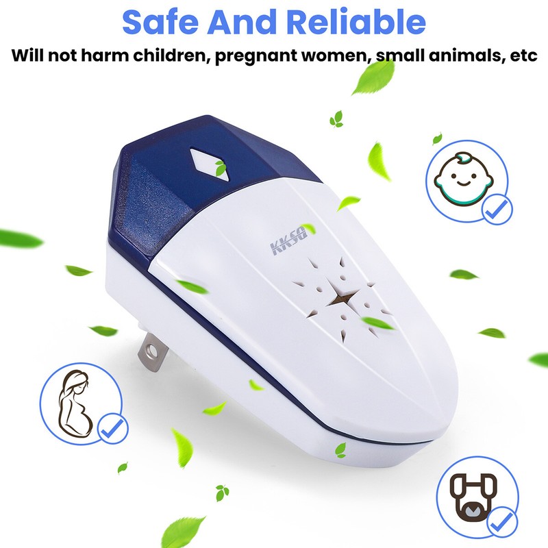 4 Pack Ultrasonic Plug In Pest Repeller Deter Mouse/Mice/Rat/Insect Repellent US gallery