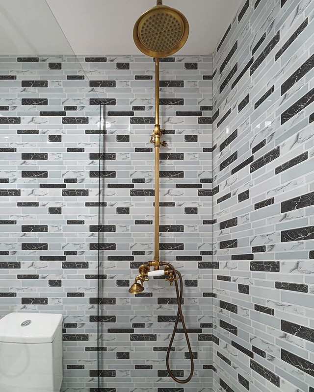 Marble Design Self Adhesive Backsplash - 10 Sheets gallery
