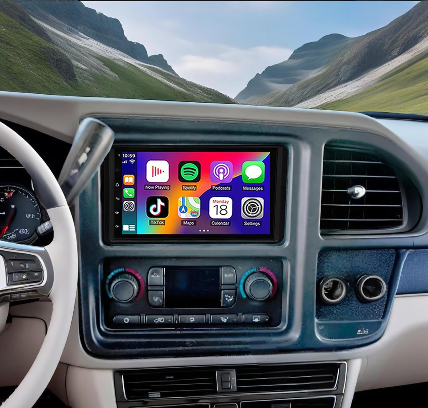 Android 13 Car Stereo for Chevrolet Uplander 2005-2008 7" Touchscreen Wireless gallery