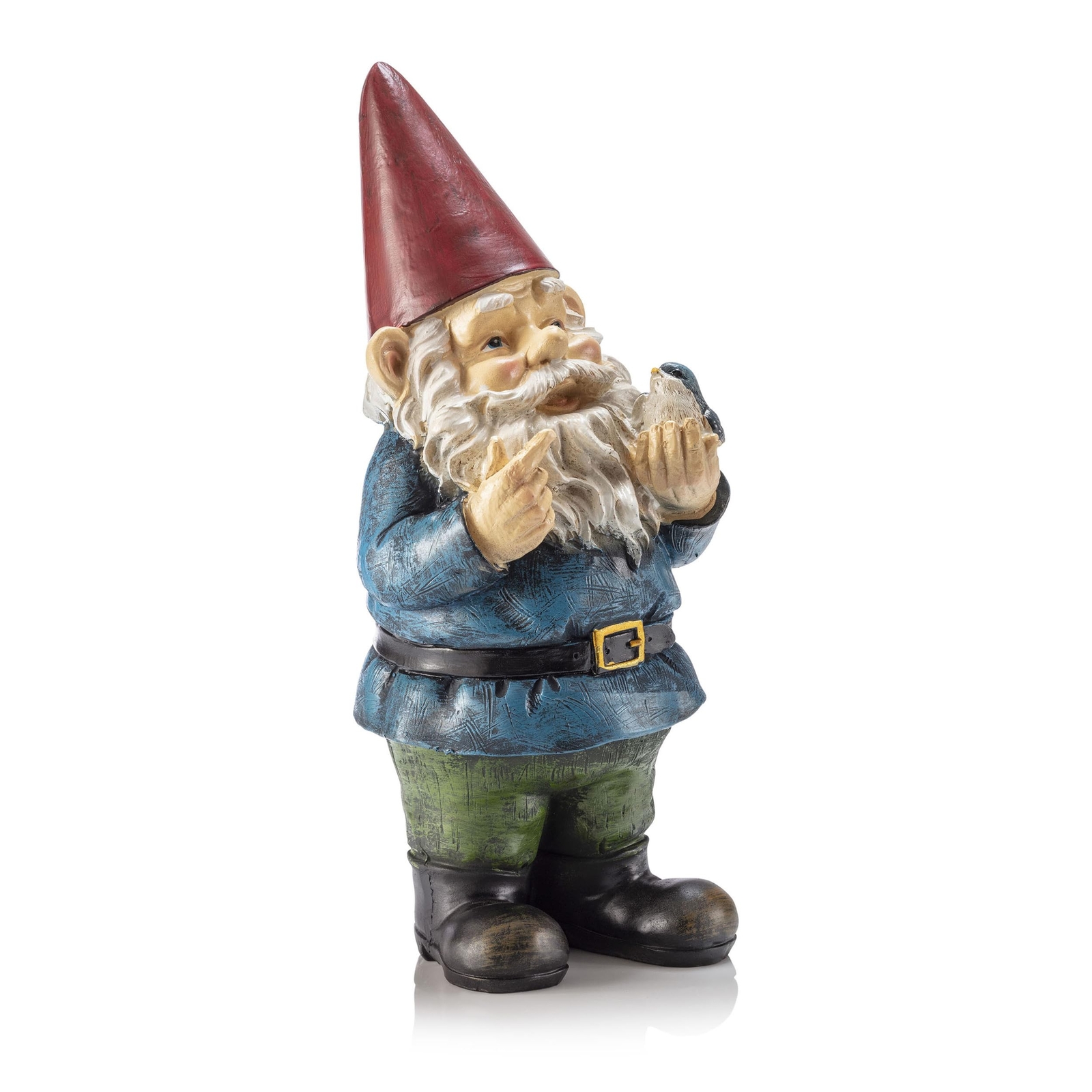 Alpine 12-Inch Outdoor Garden Gnome Statue Multicolor gallery