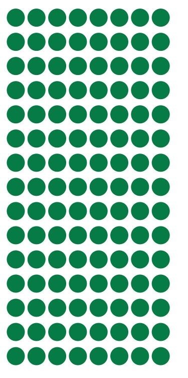 1/4" Green Dots Round Vinyl Color Coded Inventory Label 1/4 Inch Dot Stickers gallery