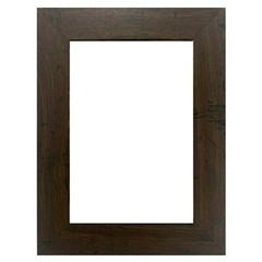 US Art Frames 1″ Flat Distressed Mahogany MDF Picture Poster Frame, Custom-B