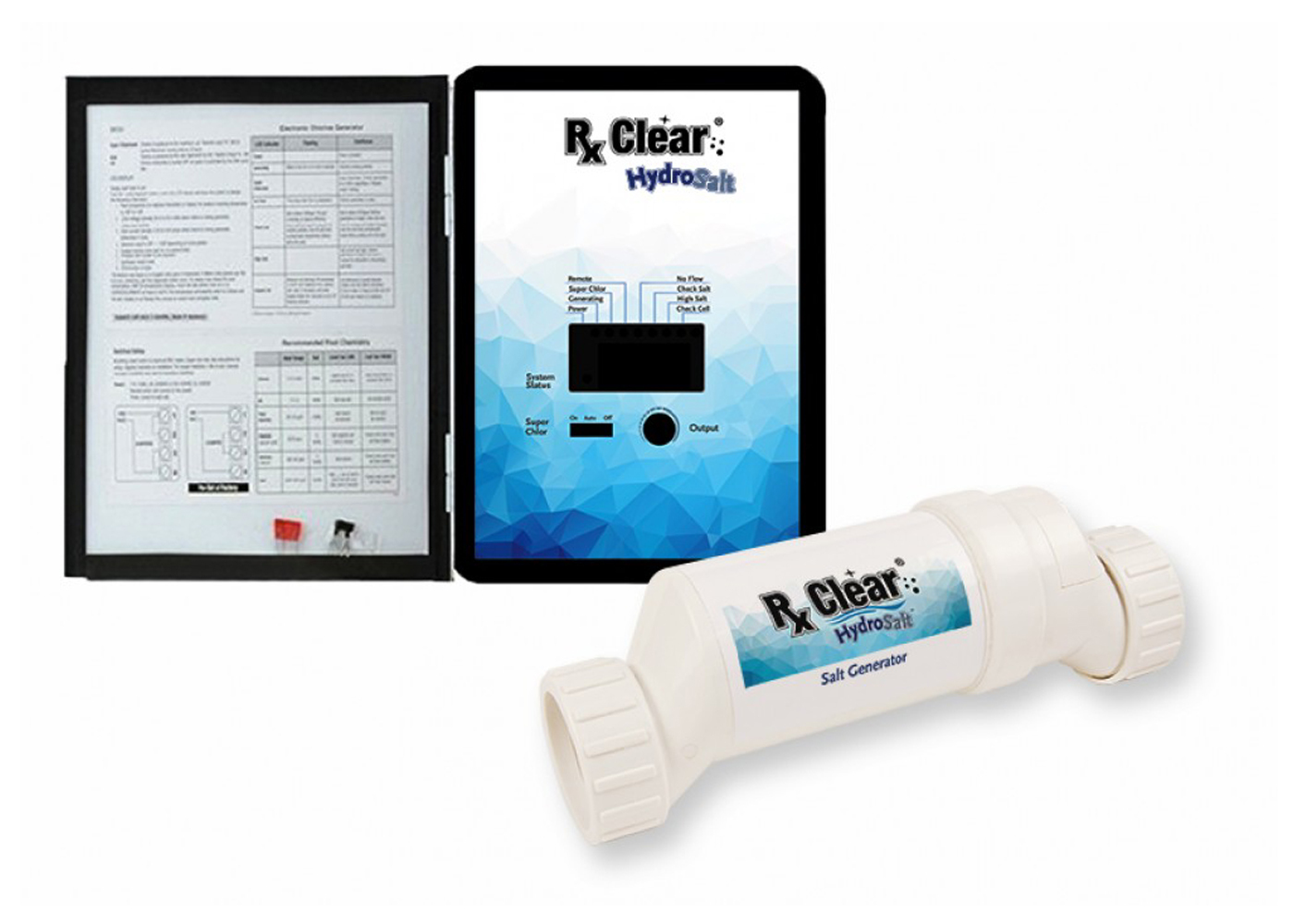 Rx Clear HydroSalt Swimming Pool Salt Chlorinator Generator (Various Sizes) gallery