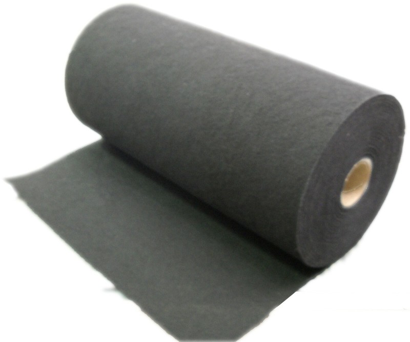 Activated Carbon Filter Material Bulk Roll 24-1/2" x 100 feet long 1/4" thick gallery
