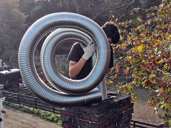 FOREVER® VENT 4" SMOOTHWALL DOUB PLY ALL FUEL STAINLESS STEEL CHIMNEY LINER KITS gallery
