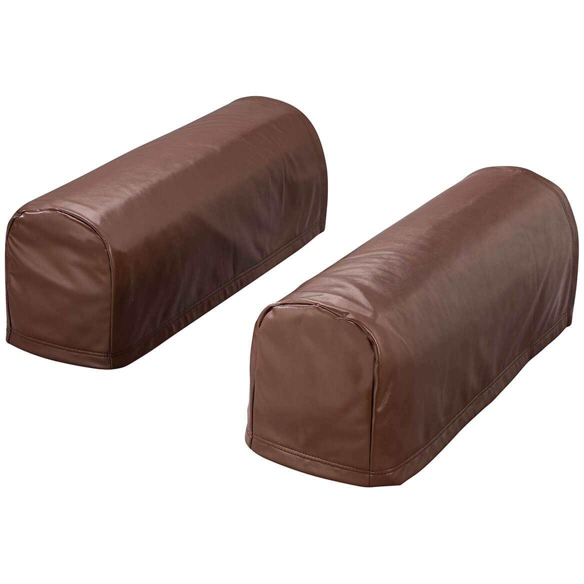 Fox Valley Traders Faux Leather Arm Rest Covers, Set of 2 gallery