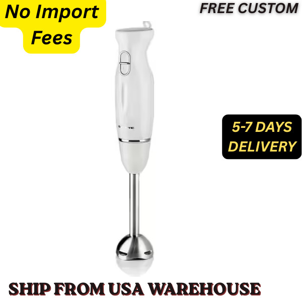 Ovente Immersion Electric Hand Blender with Stainless Steel Blades White HS560W gallery