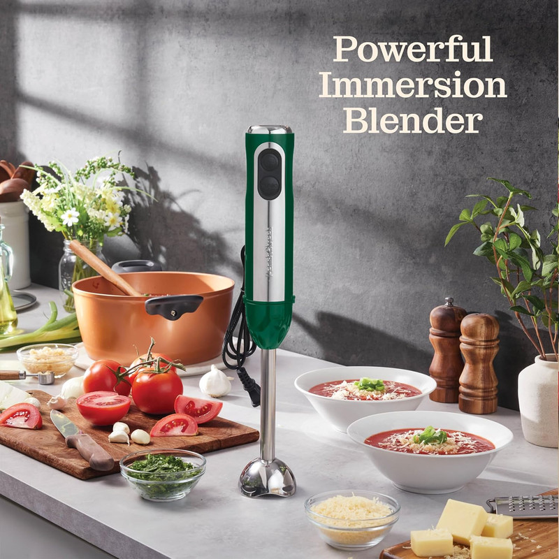 Powerful Immersion Blender, Electric Hand Blender 500 Watt with Turbo Mode, Deta gallery