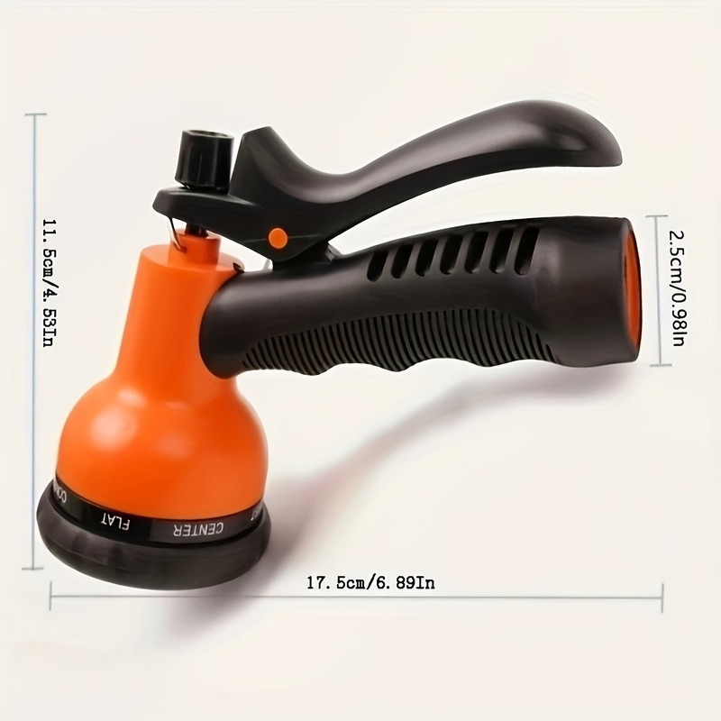 Multi-Pattern Garden Hose Nozzle - Non-Slip Grip for Watering & Car Washing gallery