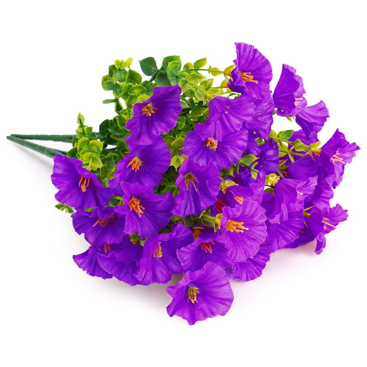 2-10 Bundles Artificial Flowers Outdoor UV Resistant Fake Flowers Plants Decor gallery