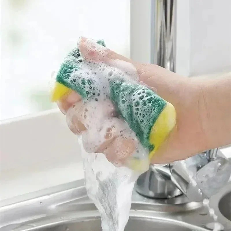 10 Pack Kitchen Cleaning Sponges Scourers Washing Up Non-Scratch for Dish Pad gallery