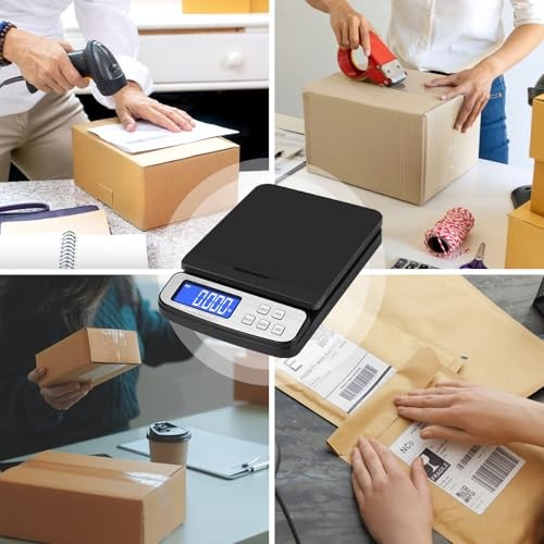 Shipping Scale - Digital Postal Scale 88lb x 0.1oz, 5 Units, 88LB More Black gallery