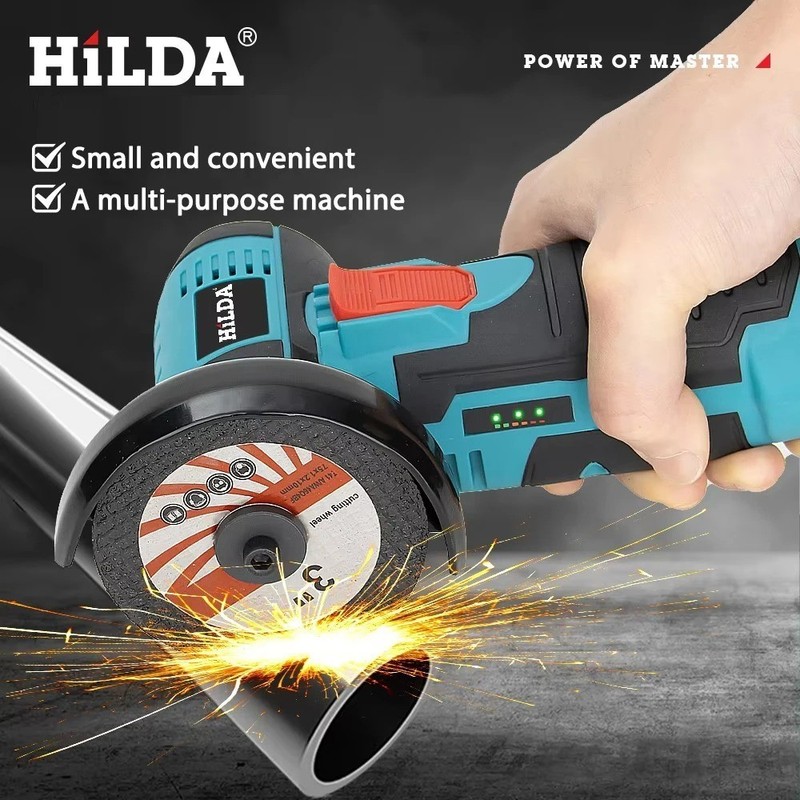 12V Cordless Mini Angle Grinder Brushless Cut Off Polish Grinding Tool USA Sell gallery