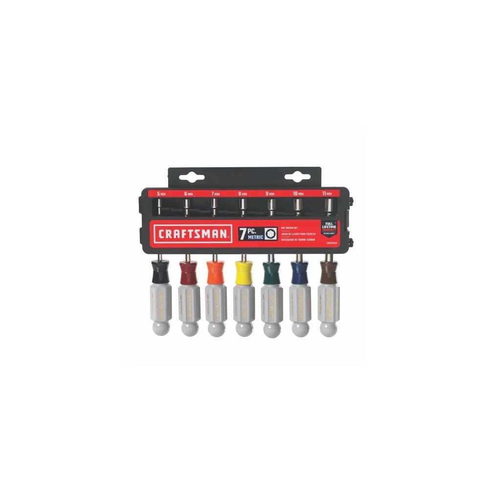 Craftsman Nutdriver Set Mm, 7 Piece gallery