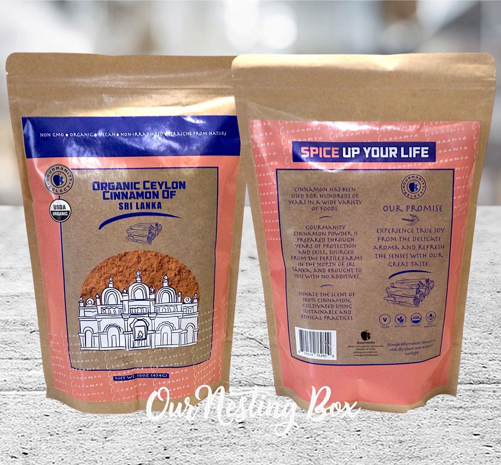 Gourmanity Select Ceylon Cinnamon From Sri Lanka 1lb Bag gallery